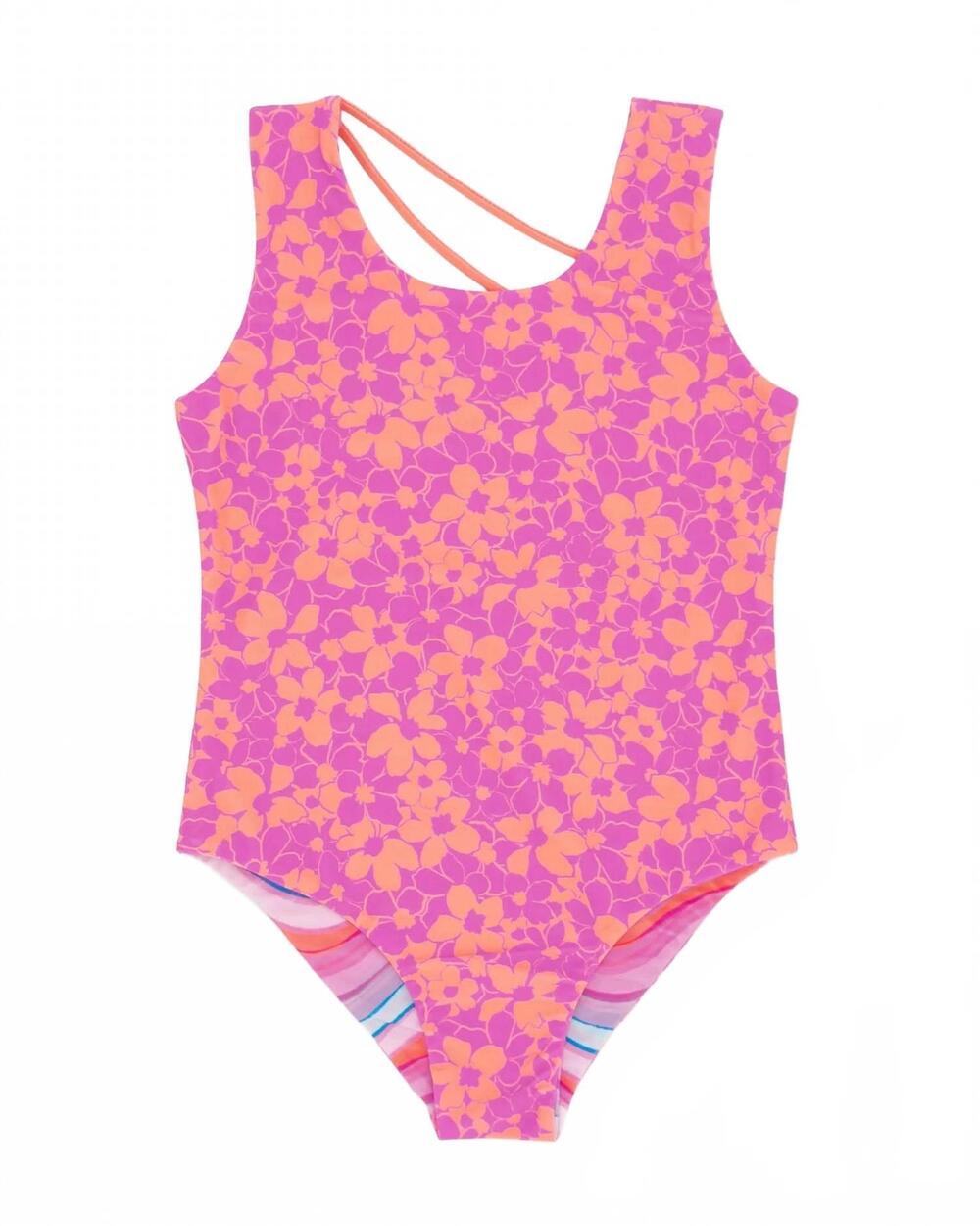 NEW FEATHER 4 ARROW kids' summer sun reversible one-piece in multi